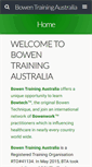Mobile Screenshot of bowentraining.com.au